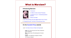 Desktop Screenshot of marxism.org.uk